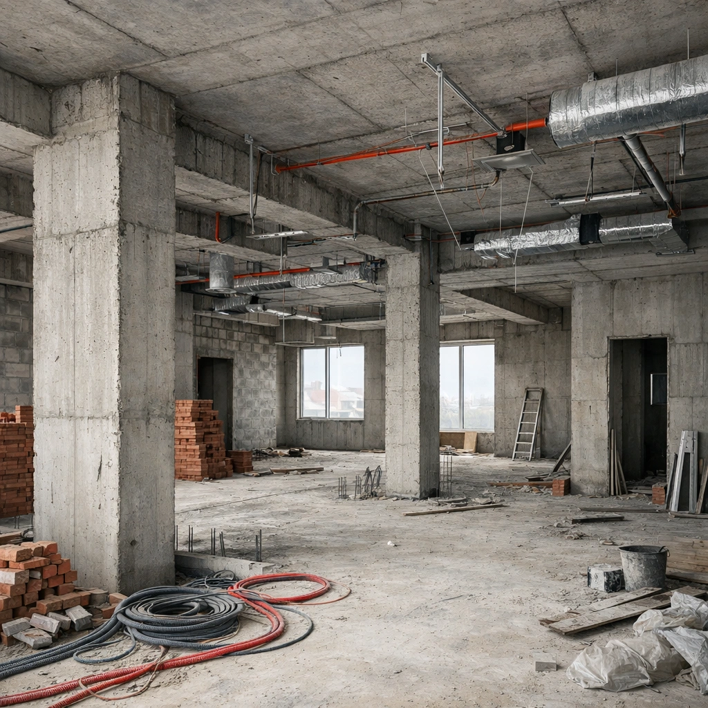 Bare Shell Construction