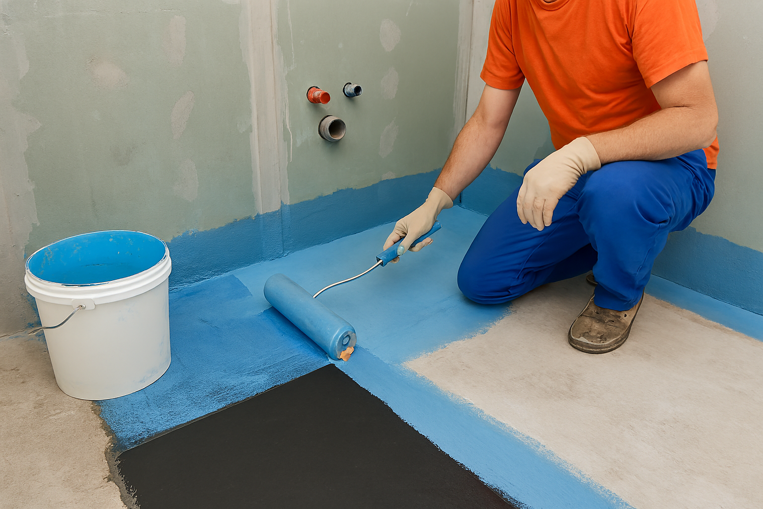 Bathroom Waterproofing Project