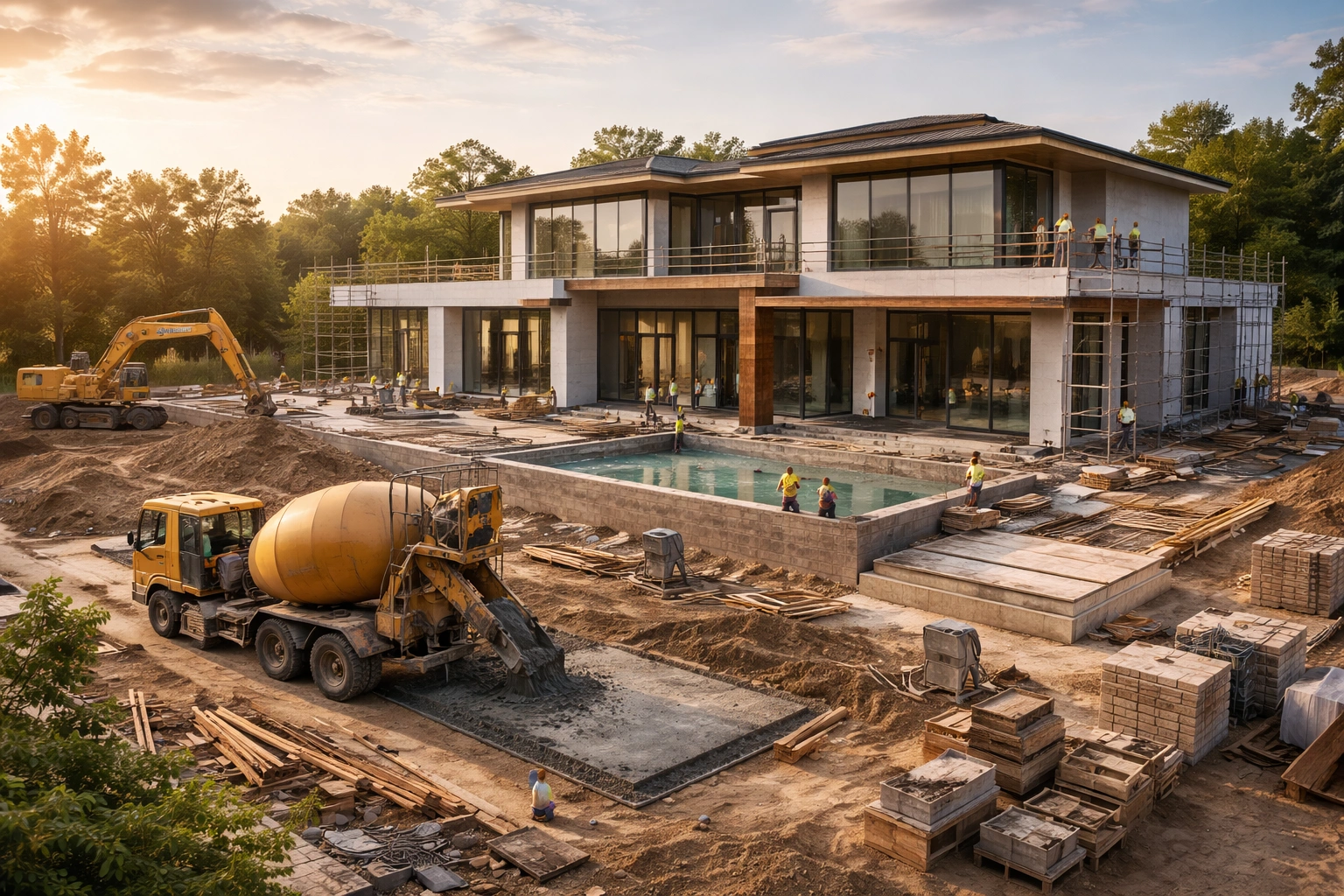 Modern Villa Construction