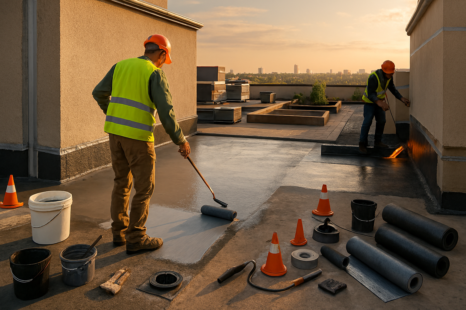 Terrace Waterproofing Project
